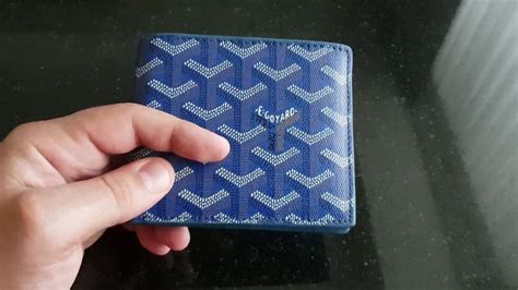 replica goyard wallet mens|how to identify a goyard wallet.